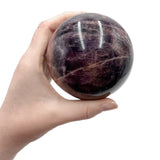 Amethyst Sphere Scale Reference.