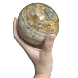 Aquatine Lemurian Calcite Sphere