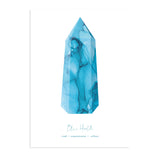 Blue Howlite Point