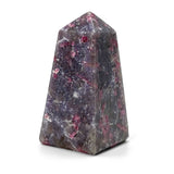 Lepidolite and Tourmaline Obelisk
