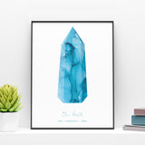 Blue Howlite Point