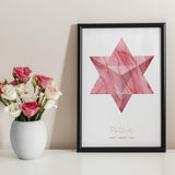 Rose Quartz Merkaba